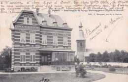 Perwez - Résidence De Mr Le Juge Waerseggers Et L'Eglise St-Martin - Circulé En 1907 - TBE - Perwez