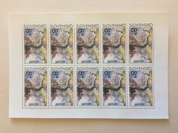 Bloc 10 Timbres Europa 1995 Neuf Allégorie De La Liberté Par Rumansky YT 188 / Mi 226 - Nuovi