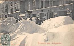 39-MOREZ-SOUS LA NEIGE, LA GRANDE RUE - Morez