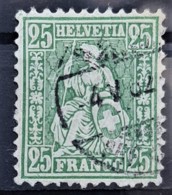 SWITZERLAND 1881 - Canceled - Sc# 65 - 25r - Used Stamps