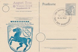 Entier Fête Du Timbre 26/10/47 - Postal  Stationery