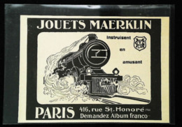 Jouet Train Miniature MAERKLIN  - Publicité - Coupure De Presse (illustration) Des Années 30 - Französisch