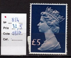 N°824  Neuf**  Bord De Feuille Bas Reine Elisabeth 2 COTE DE 32,5 EUROS - Ungebraucht