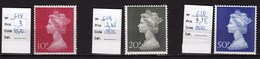 N°618 à 620  Neufs** Reine Elisabeth 2 COTE 10,15 EUROS - Unused Stamps