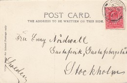 Postcard Genealogy Fru Emy Nordwall Stockholm Sweden PU London 1903 [ Crystal Palace ] My Ref  B14101 - Généalogie