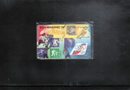Slovakia 1998 Olympic Games Nagano - Hockey Phonecard - Olympische Spiele