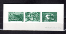 " CHAMPAGNE CASSOULET PORCELAINE " Sur Gravure Officielle De 2003 N° YT 3561 67 68  En Parfait état. - Altri & Non Classificati