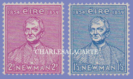 EIRE IRELAND 1954  CARDINAL NEWMAN  S.G. 160-161  U.M. - Nuovi