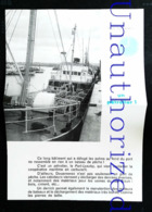DOUARNENEZ  - PETROLIER  TANKER Le "Port-Lyautey" - Coupure De Presse (encadré Photo) De 1964 - Historische Dokumente