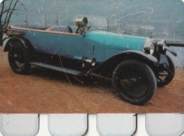 Plaquette Collection "L'Auto à Travers Les âges" : Hotchkiss 1922 - Plaques En Tôle (après 1960)