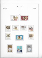 1981 MNH Australia, Year According To Album (3 Scans) Postfris** - Años Completos