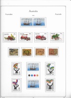 1983 MNH Australia, Year According To Album (4 Scans) Postfris** - Volledige Jaargang