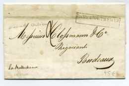 Lettre De La Nouvelle Orléans /  Entrée Maritime PAYS D'OUTREMER ( Nom De Ville Absent) / 1833 - 1801-1848: Voorlopers XIX