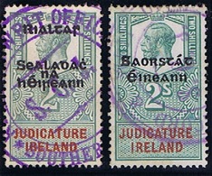 Ireland Judicature 1922-23 George V 2s With Rialtas Or Saorstat Overprints - Non Classificati