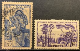 FR. GUINEA - M/U - 1938-1940 - # 151, 153 - Andere & Zonder Classificatie