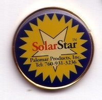 T40 Pin's SOLAR STAR Palomar Products SPACE Espace Aérospatiale à Rancho Santa Margarita USA Achat Immédiat - Space