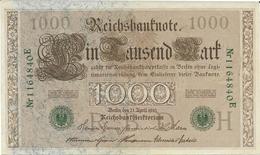 Billet De 1000 Marks ALLEMAGNE 21/04/1910 - 1000 Mark