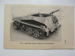 MILITARIA - ILLUSTRATIONS " LEICHTER SCHÜTZENPANZERWAGEN" 1943 - Vehicles
