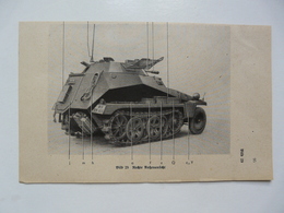 MILITARIA - ILLUSTRATIONS " LEICHTER SCHÜTZENPANZERWAGEN" 1943 - Veicoli