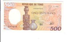 Chad TCHAD Ciad 500 FRANCHI Francs 1986 Sup Lotto.1235 - Tschad