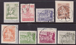 Fiume, 1919, "Posta Fiume", Complete Set, Cancelled, Good Quality - Fiume