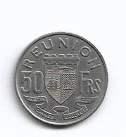 REUNION   PIECE   DE  50  FRANC   1962 - Reunión