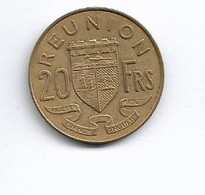 REUNION   PIECE   DE  20  FRANC   1964 - Reunión