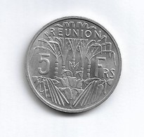 REUNION   PIECE   DE  5  FRANC   1955 - Reunión