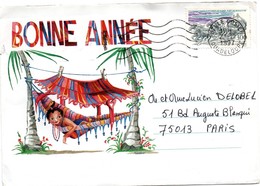Le Gosier Guadeloupe 1997 - Lettre Brief Cover - Covers & Documents
