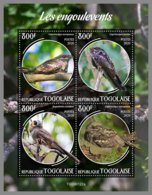 TOGO 2020 MNH Nightjars Nachtschwalben Engoulevents M/S - OFFICIAL ISSUE - DH2016 - Hirondelles