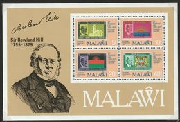 1979	Malawi	332-335/B56	100 Years Of Rowland Hill - Rowland Hill