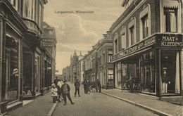 Nederland, WINSCHOTEN, Langestraat, Firma Woltjer Gebr. Droge 1910s Ansichtkaart - Winschoten