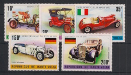 Haute Volta - 1975 - N°Yv. 351 à 353 + PA 186 / 187 - Autos - Neuf Luxe ** / MNH / Postfrisch - Autos