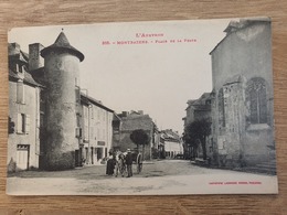 CPA Dpt 12 N°355 - Montbazens - Place De La Poste - 1919  (livraison Gratuit France) - Montbazens