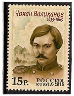 Russia 2010 . Chokan Valikhanov (J/w Kaz). 1v: 15.   Michel # 1686 - Nuevos