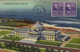 1948 PUERTO RICO - T.P. CIRCULADA , CAPITOLIO , SAN JUAN - Puerto Rico