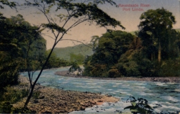 COSTA RICA , T.P. NO CIRCULADA , REVENTAZÓN RIVER - PORT LIMÓN - Costa Rica