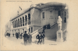 MÉXICO  , T.P.  NO CIRCULADA , LE MEXIQUE - EXPOSITION UNIVERSELLE 1900 - Mexico