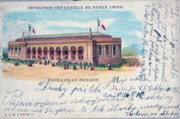 1902 MÉXICO  , T.P. CIRCULADA , PAVILLON DU MEXIQUE , EXPOSITION UNIVERSELLE DE PARIS 1900 - Mexique