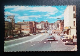 Canada -Carte Postale - Sherbrooke - La Rue King Est - Gare D'Autobus - Sherbrooke