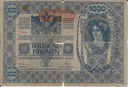 Billet De 1000 Marks Autriche Hongrie 02/01/1902 - Autres - Europe