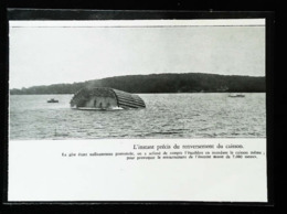 Snoghøj Et Middelfart - Construction Pont Danois Lillebæltsbroen (Lillebælt)- Coupure De Presse (encadré Photo) De 1931 - Arbeitsbeschaffung