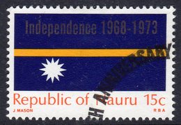 Nauru 1973 5th Anniversary Of Independence Flag, Used, SG 98 (BP) - Nauru