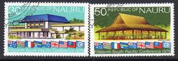 Nauru 1975 S. Pacific Conference II Set Of 2, Used, SG 137/8 (BP) - Nauru