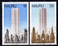 Nauru 1977 Opening Of Nauru House, Melbourne Set Of 2, Used, SG 159/60 (BP) - Nauru