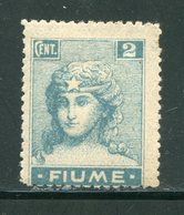 FIUME- Y&T N°32- Neuf Avec Charnière * - Fiume