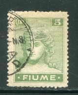 FIUME- Y&T N°34- Oblitéré - Fiume