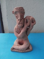 Statuette Terre Cuite Hauteur 15 Cm - Sonstige & Ohne Zuordnung