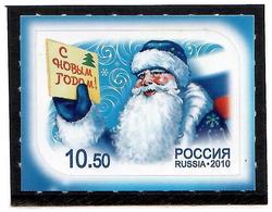 Russia 2010 . Happy New Year ! 1v: 10.50; S/adh,  Michel # 1693 - Unused Stamps