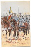 Pierre Albert LEROUX Carte Illustrée Uniformes Chasseurs à Cheval - Weltkrieg 1914-18